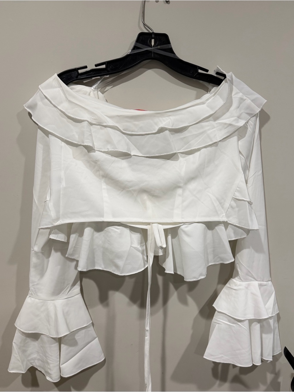 Off-Shoulder Ruffle Top - Picture 3 of 5